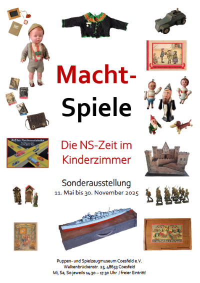 Sonderausstellung 2025 Macht-Spiele Plakat Macht-Spiele